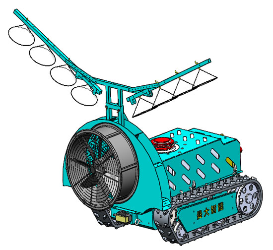 Intelligent agricultural spraying robot